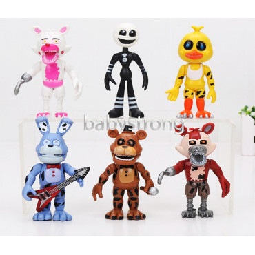 Колекція 5 ночей з Фредді 6 шт. Фігурки 11 СМ Фнаф Аніматроніки Fnaf іграшки