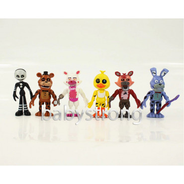Колекція 5 ночей з Фредді 6 шт. Фігурки 11 СМ Фнаф Аніматроніки Fnaf іграшки