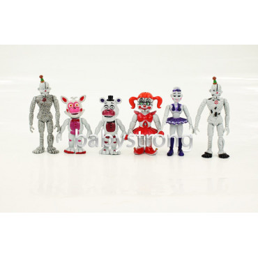 Колекція 5 ночей з Фредді 6 шт. Фігурки 13 СМ Фнаф Аніматроніки Fnaf іграшки