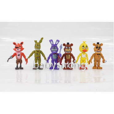 Колекція 5 ночей з Фредді 6 шт. Фігурки 11 СМ Фнаф Аніматроніки Fnaf іграшки