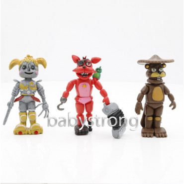 Колекція 5 ночей з Фредді 6 шт. Фігурки 10 СМ Фнаф Аніматроніки Fnaf